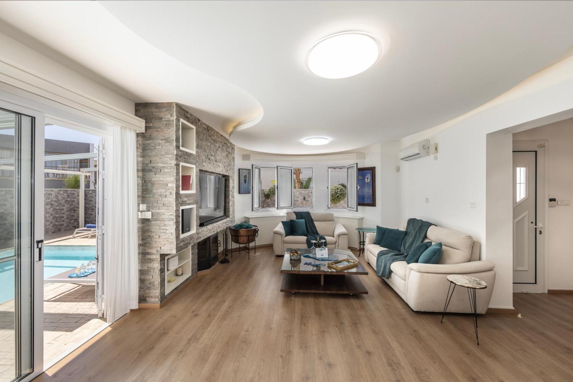 Accomoteleia Crystal Lagoon Villa Πρωταράς Εξωτερικό φωτογραφία