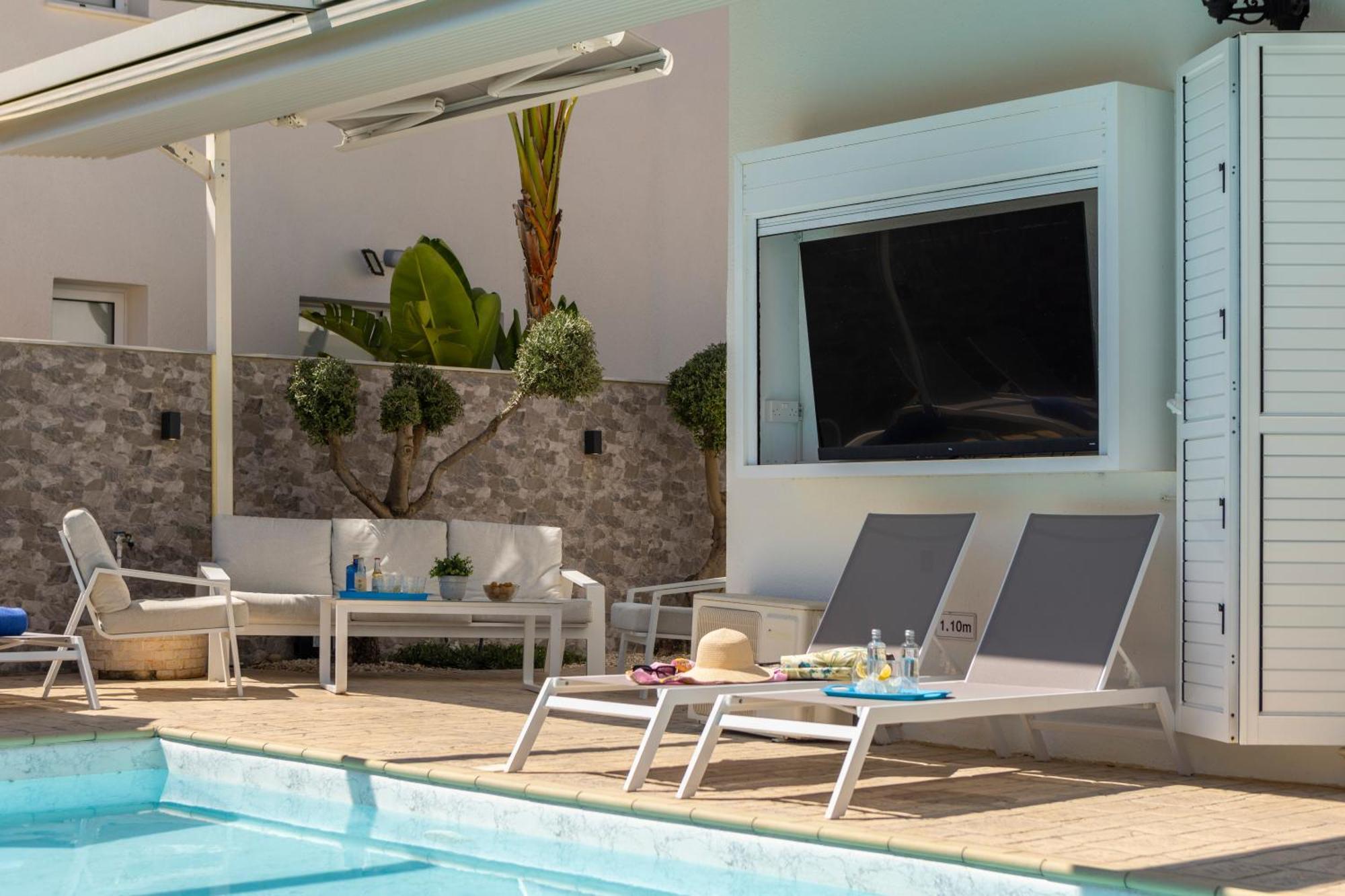 Accomoteleia Crystal Lagoon Villa Πρωταράς Εξωτερικό φωτογραφία